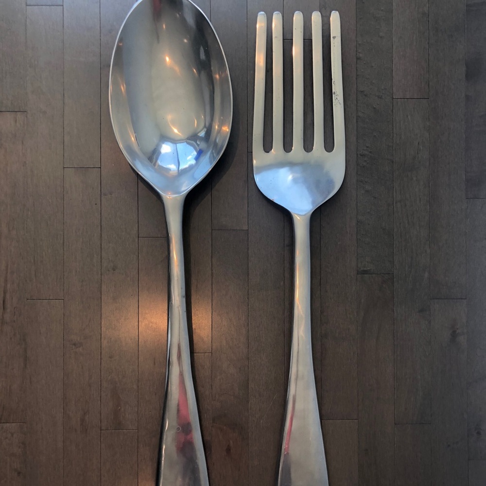 Jumbo Spoon and Fork